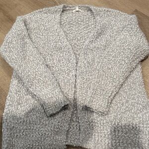 Maurices Soft Heathered Gray Cardigan